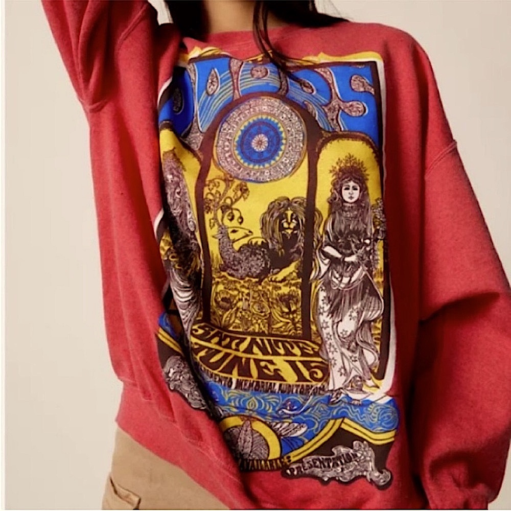 Cool The Doors Oversized Sweatshirt